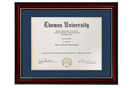 Show it off with a diploma frame