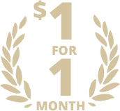 &dollar;1 for 1 month